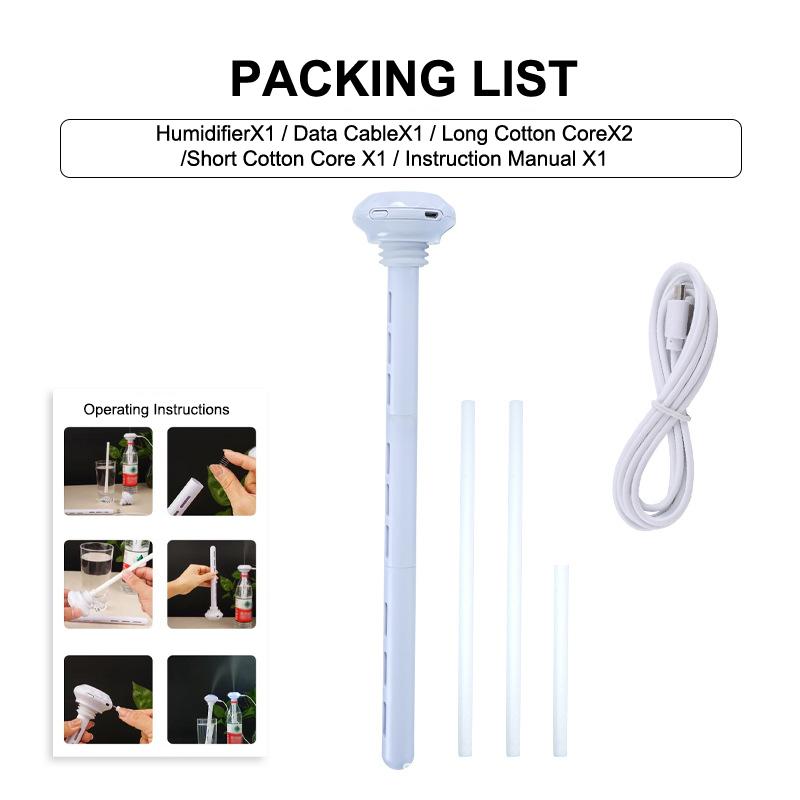 Portable Mini Humidifier With Large Mist Output And Ultra Quiet Design Perfect For Bedroom Office Travel Daily Use