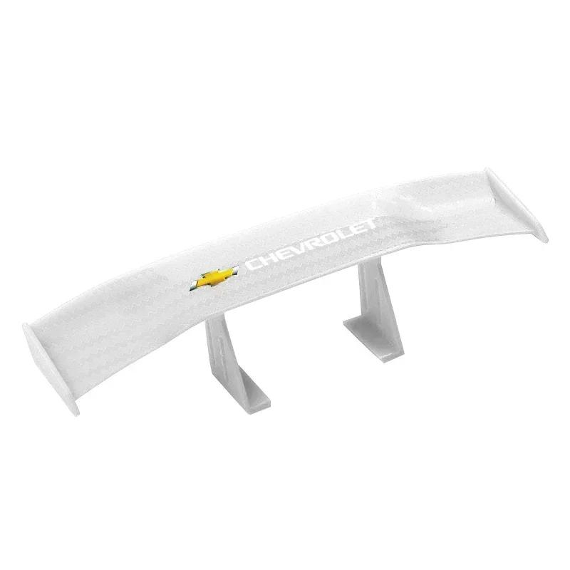 Carbon Look Car Rear Spoiler Mini Wings Small Decoration Abs For Chevrolet Trax Niva Avalanche Orlando Kalos Equinox Accessories