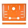Holzbearbeitungs-Schnittschablone & Grundplatten-Set für Elektro- und Handkreissägen mit Fliesenfräse-Anschlag Holzbearbeitungswerkzeuge