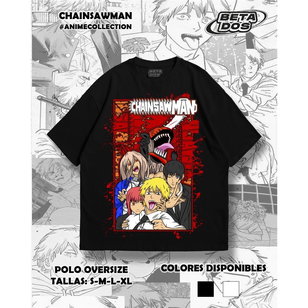 Chainsaw Man Makima Graphic T-Shirt Men Women Japanese Anime Manga Oversized Y2k Streetwear Short Sleeve Manga TShirt Streetwear Female Male Clothing