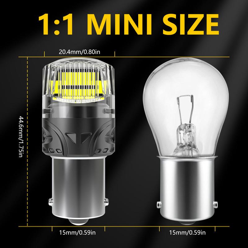 Katur 2x 1156 ba15s p21w Car Led Bulb Reverse Light High Power 6000K White Canbus Error Free Plug and Play For Hyundai Sonata
