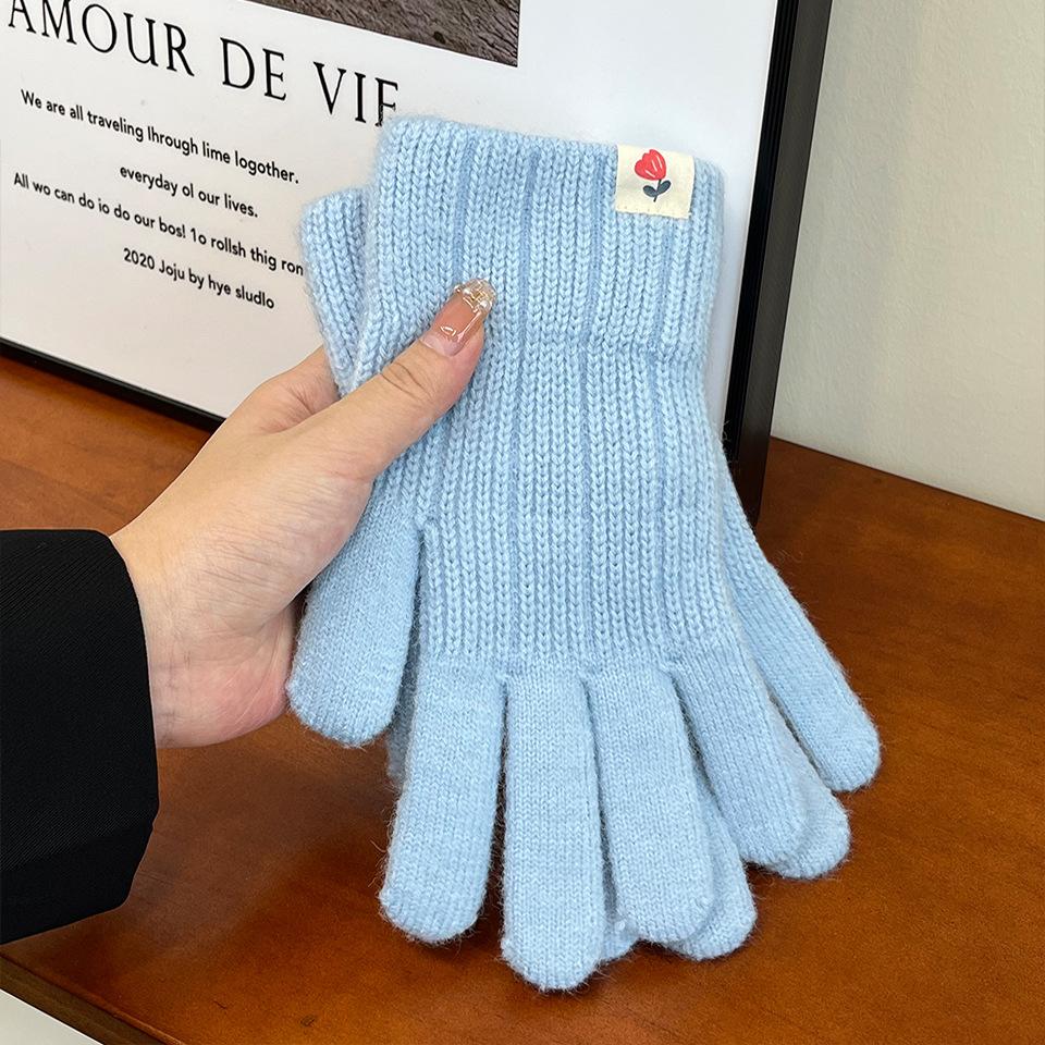 Fashion Knitted Warm Men's Gloves