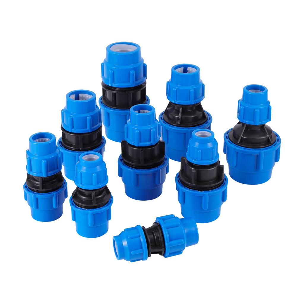 20/25/32/40/50mm PVC PE Tube Tap Water Splitter Quick Reducing Connector Garden Agriculture Irrigation Water Pipe Fittings 1Pc