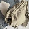 Chic Nylon Dumpling Purse for Women Shoulder Bags with Adjustable Strap Crossbody Purses for Travel and Work  Orange