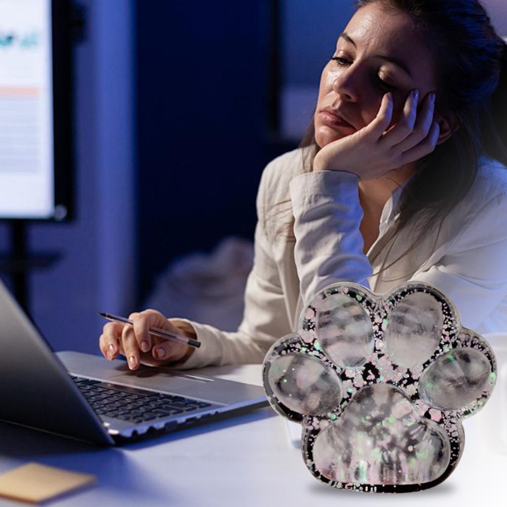 צעצוע לחיצה רכה טופר חתול חמוד כף חתול סקווישי צעצוע פידג'ט צעצוע דחיסה להפגת מתחים לילדים ומבוגרים מתנות לחג המולד