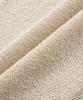 POLYGRAM Boucle Open Collar Half Knit - Beige