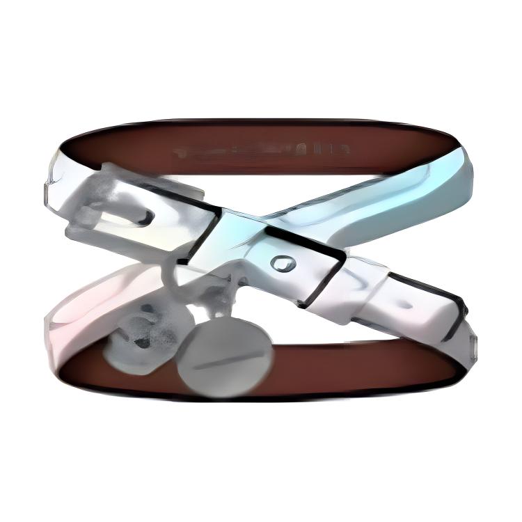 Alexander McQueen Logo Detail Bracelet Men Bracelets Silver 554466-1AADQ-1443 F,Silver