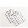 Spring and Summer Cotton Linen Men Tops Japanese Style Square Stripes Long Sleeve Shirt Youth Breathable Shirts for Men