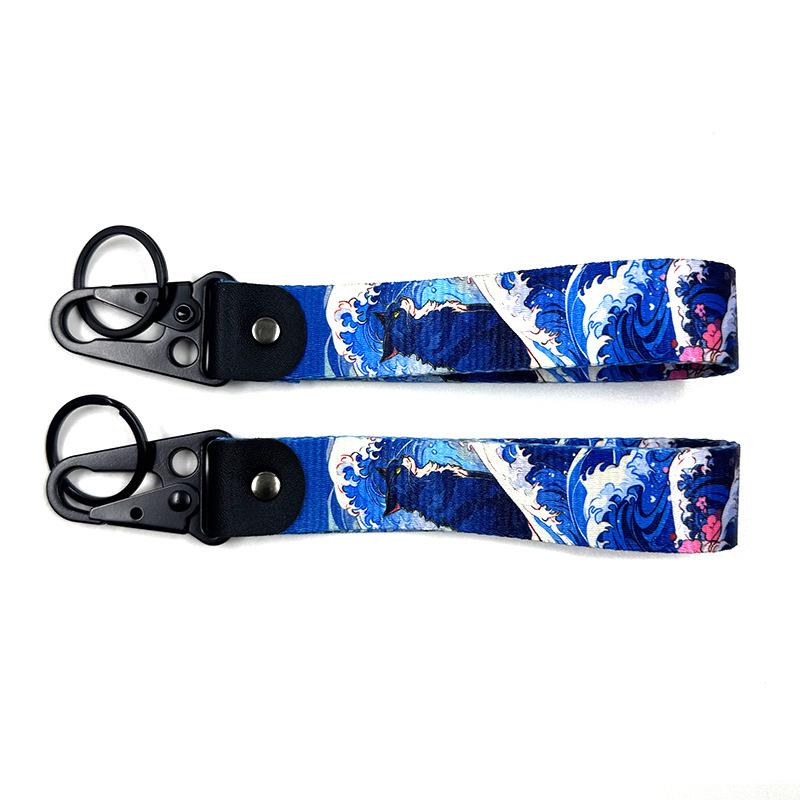 Японский стиль Японский стиль Укиё-э Картина Гора Фудзи Волна Тигр Дракон Карп Клюв Орла Брелок Подвеска