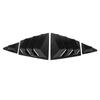 4Pcs Set Rear Side Window Louver Cover Trim Glossy Black Replacement for Corolla 2019‑2021