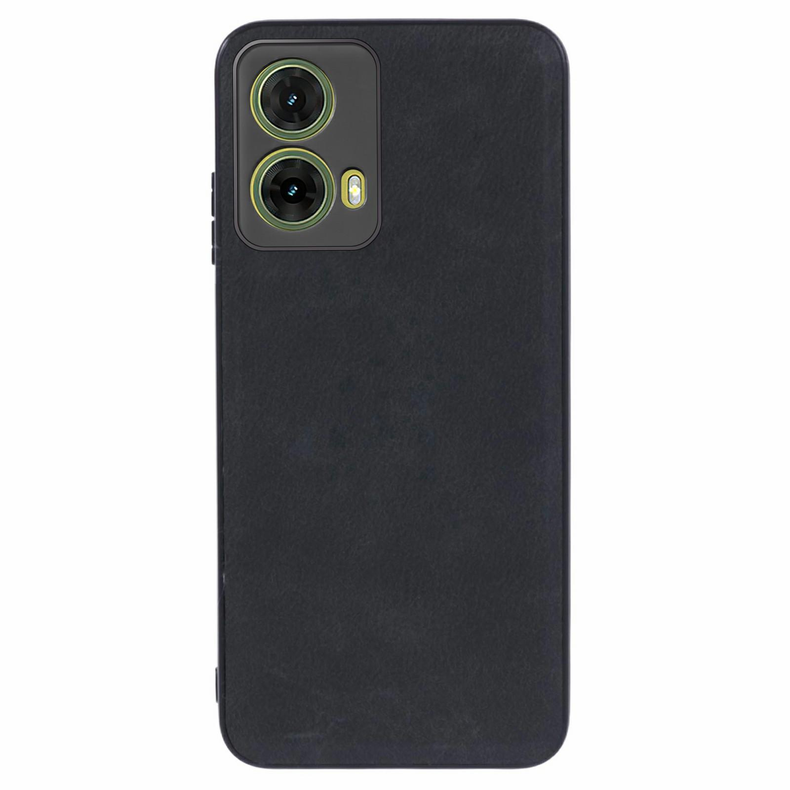 

Чехол для Motorola Moto G35 5G Ретро Кожаное Покрытие PC+TPU Чехол для Телефона A