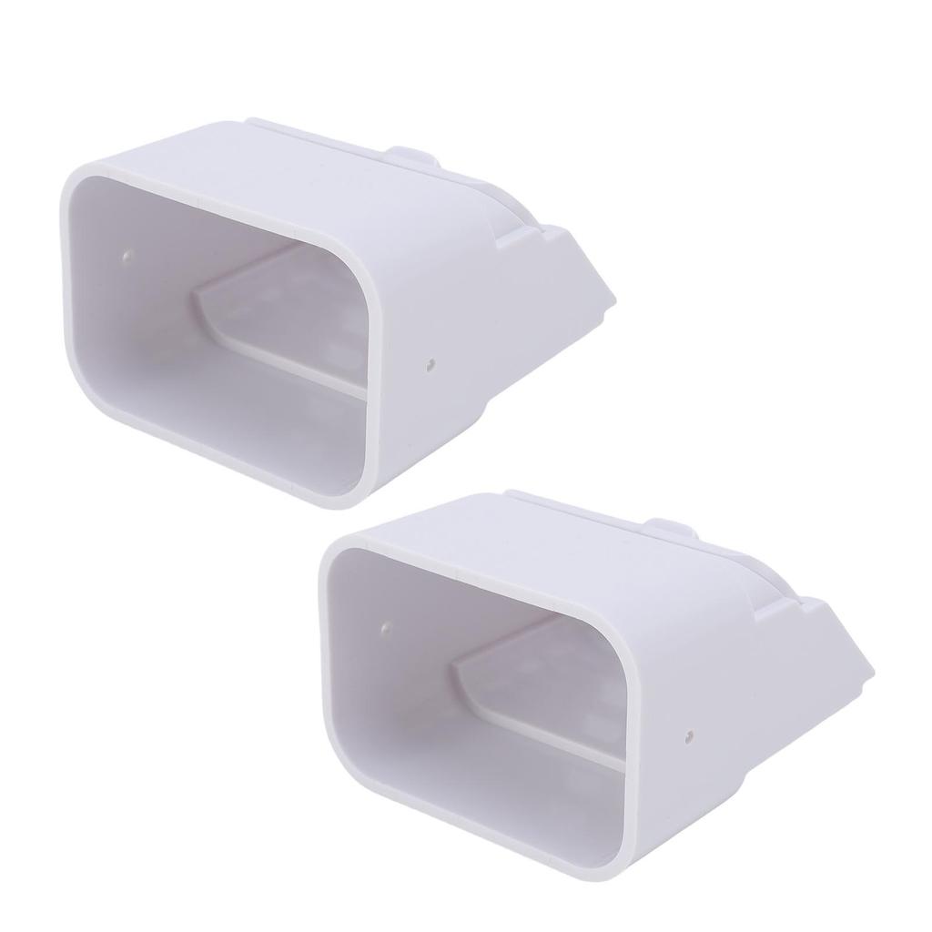 Gutter Downspout Connector Downspout Outlet Filter Guard for 3X4 Inch A Type Gutter White