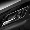Real Carbon Fiber Car Accessories Door Handle Frame Decorative Cover Soft Sticker For BMW X3 G01 2018- X4 G02 -2024