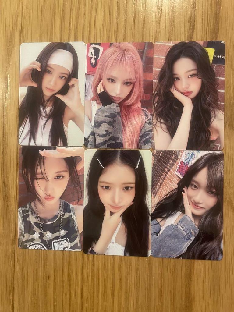 [USED] Be Alright 6-piece set: Selfie Photo Card B (6 solo random designs)