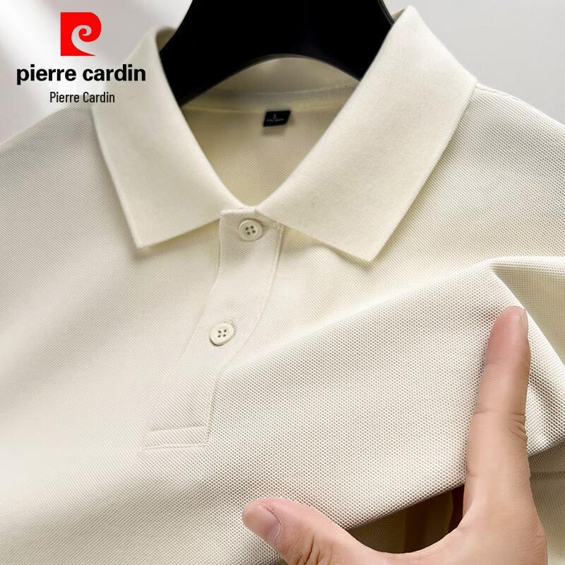 Pierre Cardin Men's 7A Antibacterial Long Sleeve Polo Shirt