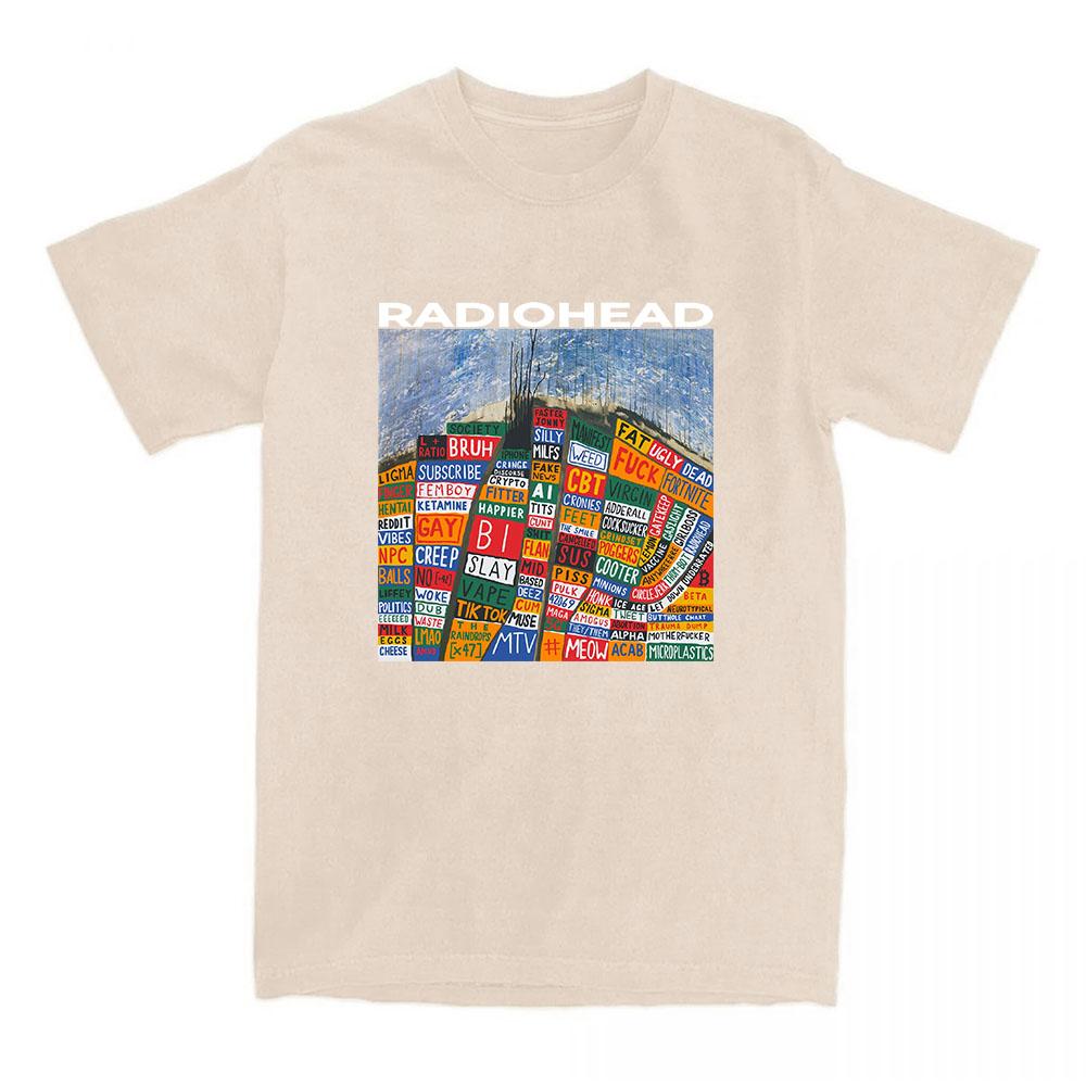 Hail To The Thief Radiohead Tshirts Cotton Short Sleeve Fashion T-shirt Loose Casual Unisex Streetwear Women Men Clothing