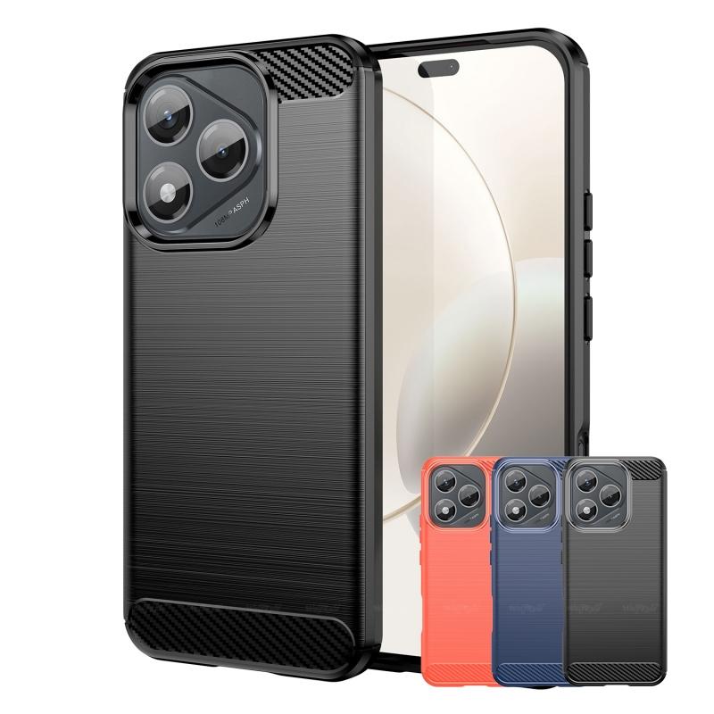 For Huawei Honor 400 Lite Case Cover For Honor 400 Lite Capas Phone Bumper Shockproof Soft TPU Carbon Fiber Cover Honor 400 Lite