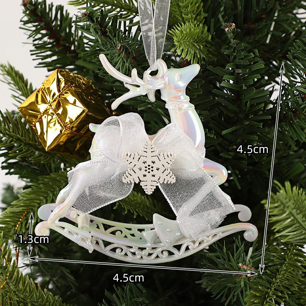 

Christmas Tree Elk Decoration Pendant Reindeer Snowflake Home Decoration Pendant 2025 Christmas New Year Eve Decoration Pendant