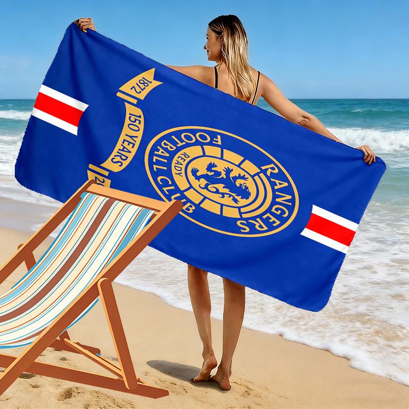 SCP Portugal: Green Emblem Glory beach towel soft Outdoor camping Absorbent bath towel seaside quick-drying swim towel beach towel beach printing