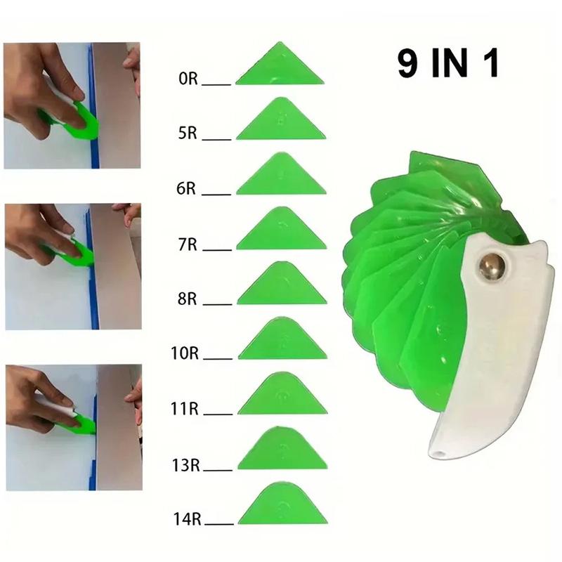 Raschietti per Colla Nove-in-Uno Raschietto Multifunzione Rifinitore per Colla per Vetro Raschietto Applicatore Sigillante per Rimozione Colla/Sigillante da Piastrelle Finestre Bordi Fughe