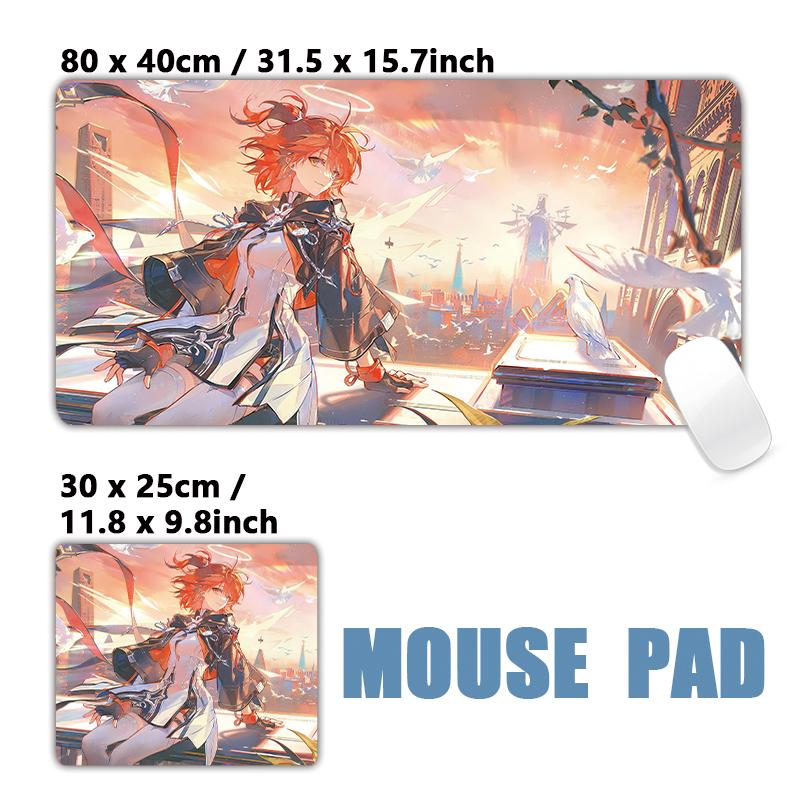 Arknights Endfield Exusiai Dusk Kaltsit Laevatain Gaming Girls Mousepad XXL Keyboard Desk Mat