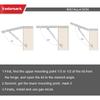 C16-09209 16 Inch 38lb/169N Gas Strut Shock Spring 15.7in Lift Support for Leer A.R.E Camper Shell Truck Cap Leer Topper Window Rear Glass Door Hatch