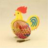 3Pieces Metal Jumping Rooster Toy Classical Tinplate Windup Designs for Nostalgic Fun and Home Office Table Decoration