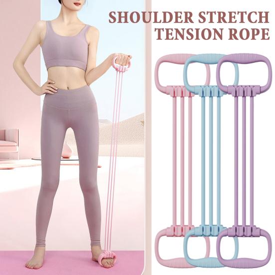 Figure 8 Fitness Resistance Band Anti-slip 6-Tube Men Women Chest Expander