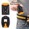 1/2Pcs Durable High Quality Sturdy ABS Waist Buckle Quick Attach Compatible Waist Bag Clip Replacement Tool Belt