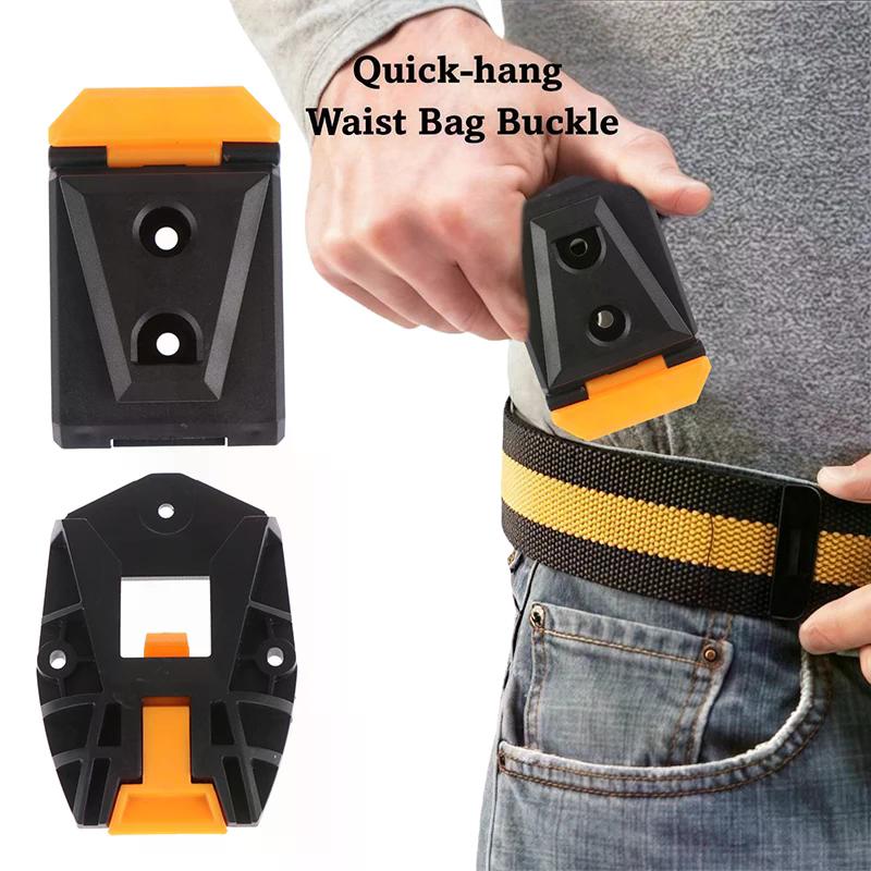 1/2Pcs Durable High Quality Sturdy ABS Waist Buckle Quick Attach Compatible Waist Bag Clip Replacement Tool Belt