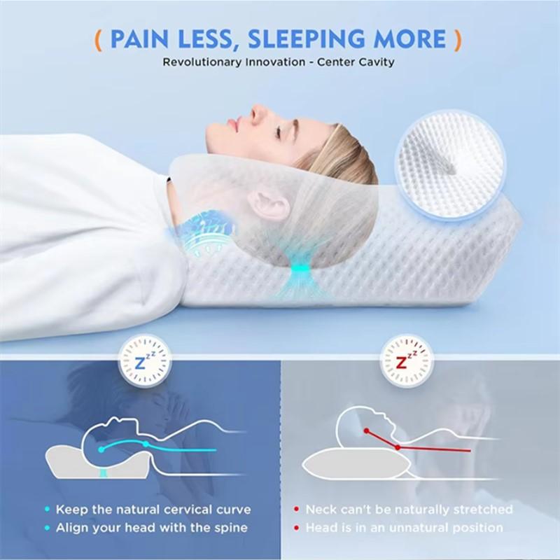 Sleep Pillow Slow Rebound Pillow Neck Pillow Butterfly Pillow Relaxing Cervical Spine Pillow Sleep Orthopedic Pillow