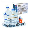 Construction-Set Design Swan Castle High-Standard Construction-Set Building-Bricks Tiny Scale High-Standard Building-Bricks Superior-Grade