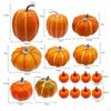 16Pcs Foam Pumpkins Simulation Artificial for Tabletop Centerpiece