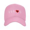 Ny mote albansk hjerteslag Albania flagg baseballcaps unisex kvinner tilpasset justerbar farshatt for voksne våren Snapback sommerhatter