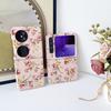 Ins Wind Applies To Huawei Pocket2 Folding Screen Mobile Phone Case Huawei PuraX Retro Floral Skin Matte Case