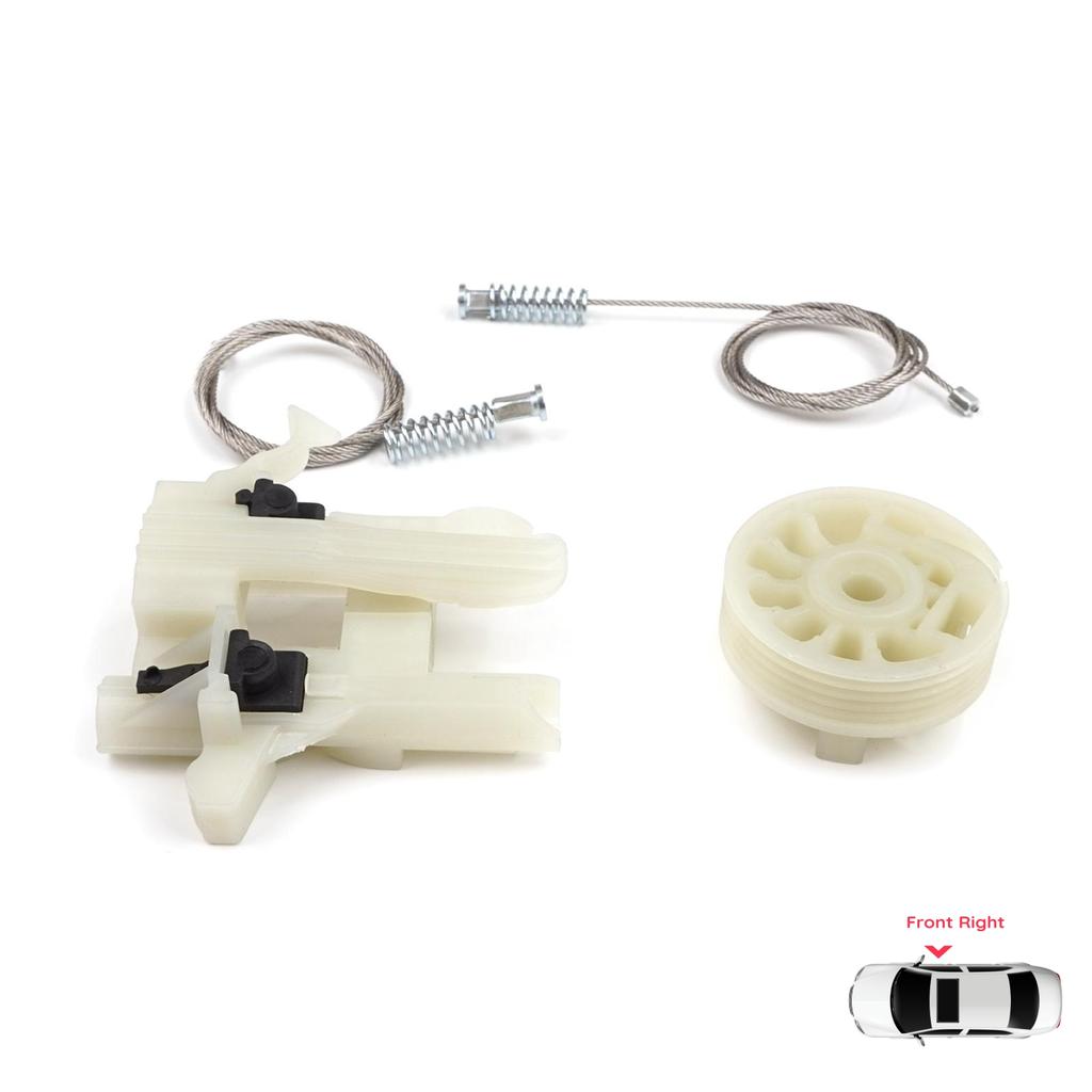 EWR5232 Fensterheber Reparatursatz Vorne Rechts für Fiat 500 2007-On 2/3 Tür Schrägheck Cabrio 68070267AD