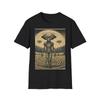 Alien Crop Circle Tshirt Unique Gift Unisex Softstyle Tshirt