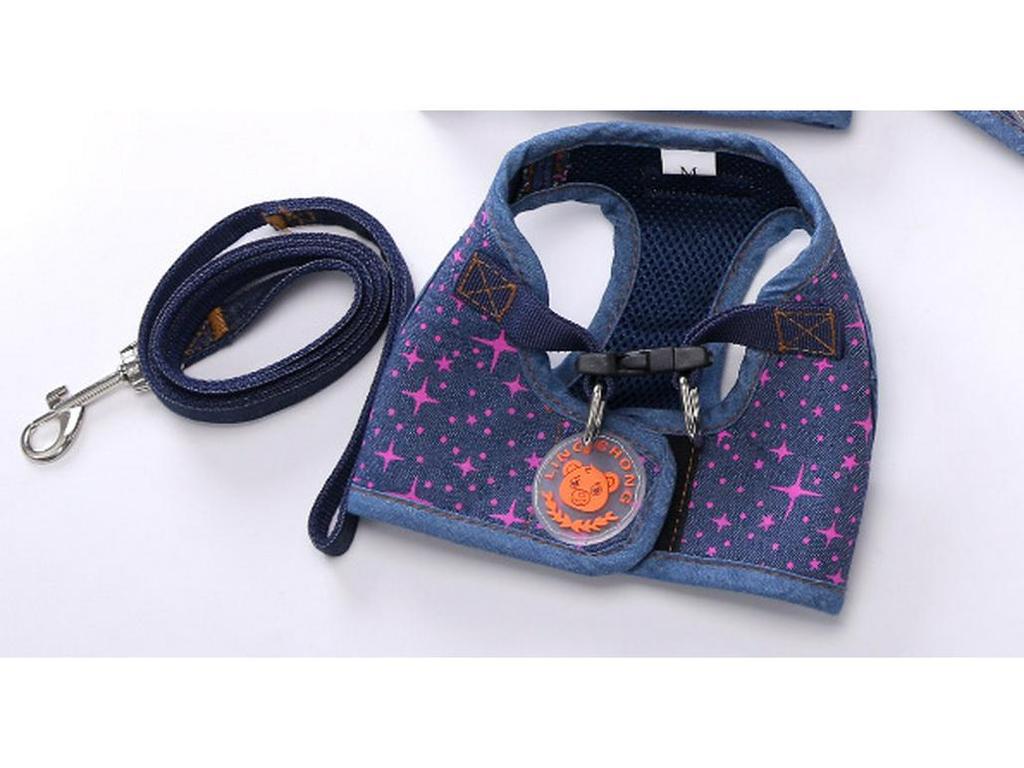 Dog Print Protective Harness Vest