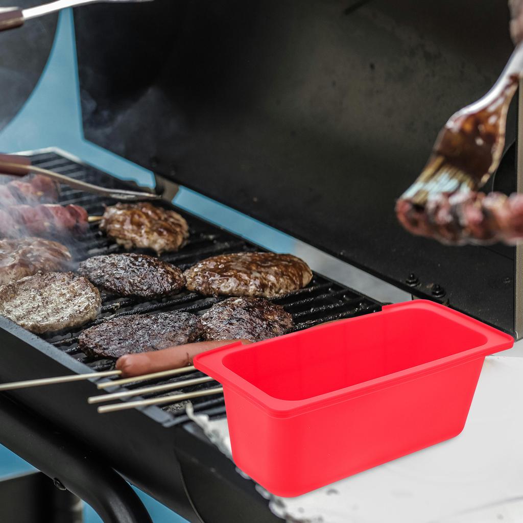 Grease Cup Silicone Liner Reusable Drip Pan Liner Easy Clean Flip Over Camping Outdoor Accessory Silicone Grease Cup Accessory