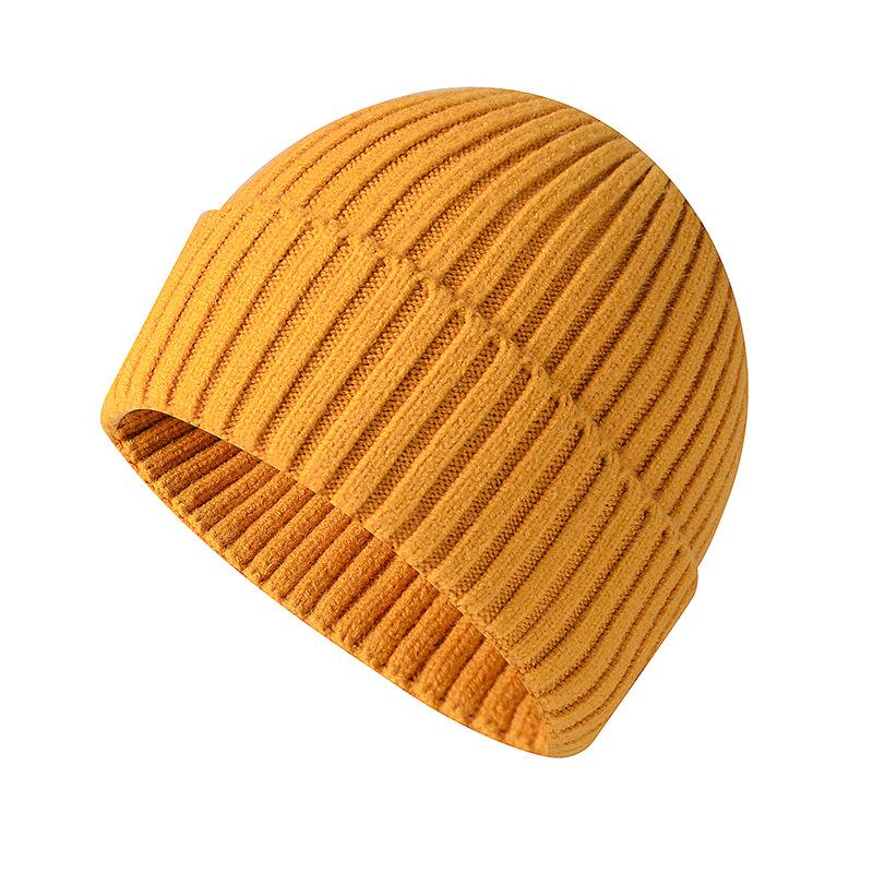 Thickened Thermal Knit Hat for Men and Women Winter Wool Beanie for Couples Outdoor Windproof Ski Beanie Cold-Weather Beanie