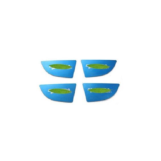 For Hyundai Elantra 2012-2016 Blue Titanium Inner Door Bowl Cup Cover Trim 4PCS