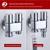 Larsd Stainless Steel Dual Outlet Angle Valve