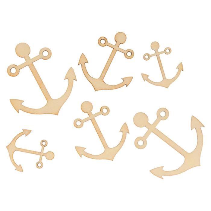 Silhouettes en bois - Artemio - Deep Sea - 30 pièces - 3 à 5 cm - Décoration - Scrapbooking