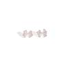 Silver Needle Elegant Bow Earrings - Pleated Irregular Design for Sophisticated Women