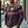 Men's Casual Bohemian Vintage Long Sleeve Shirt