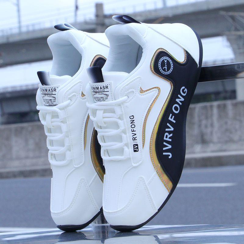 

Мужские водонепроницаемые кожаные нескользящие повседневные кроссовки для бега с мягкой подошвой 38