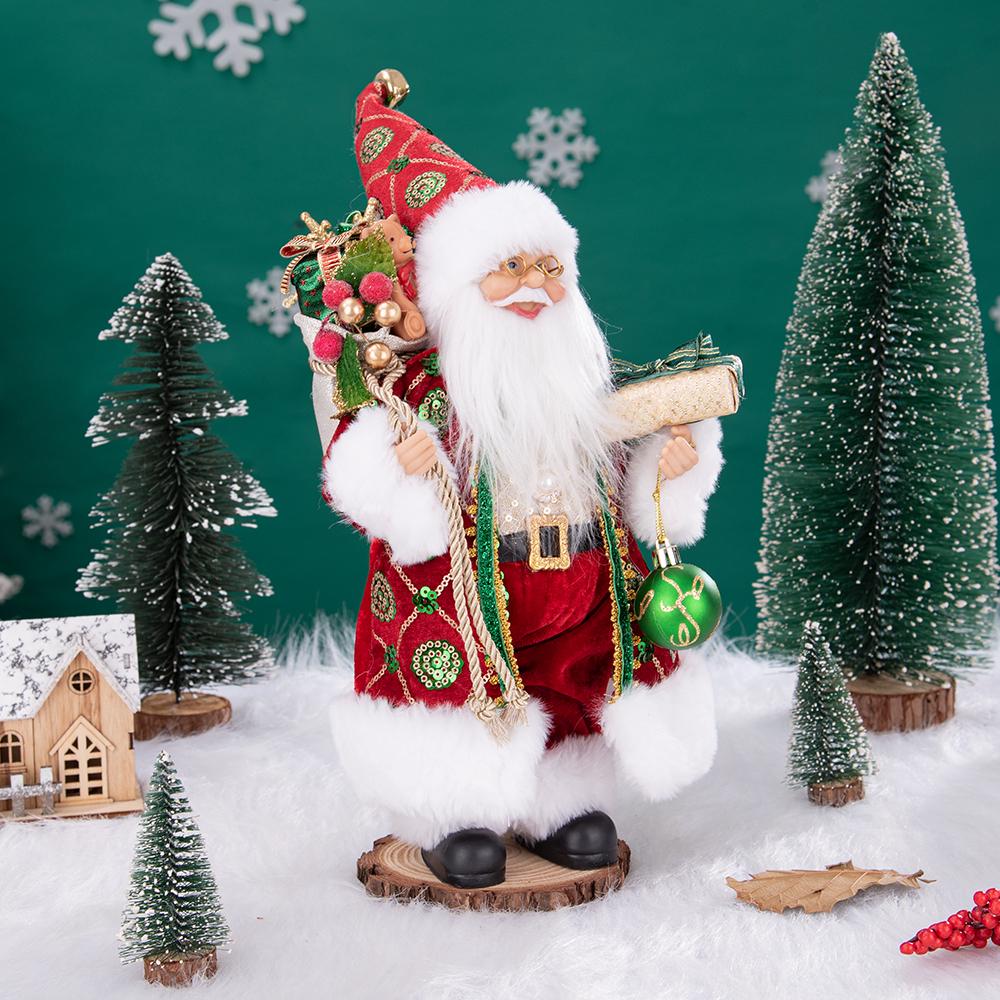 Gift Bag Santa Claus Plush Ornament