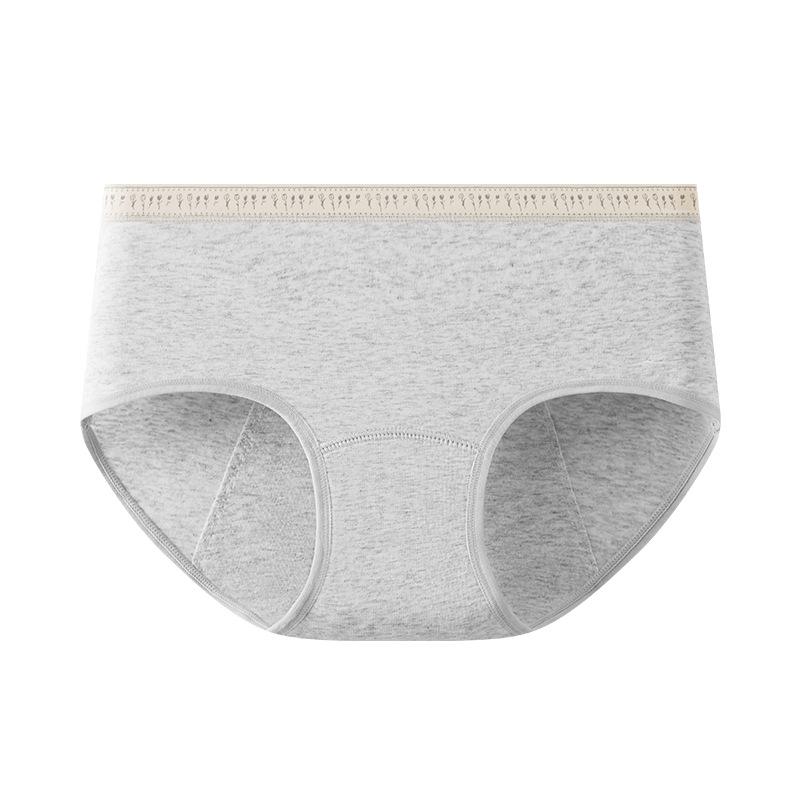 Women Spring and Autumn 10A Anti   Bacterial Cotton Side Leakage Physiological Period Briefs