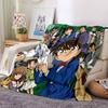 1pz Detective Conan Mystery Case Coperta in Flanella Super Morbida Carina Confortevole per Viaggio Biancheria da Letto Divano Divano Coperta Y7238