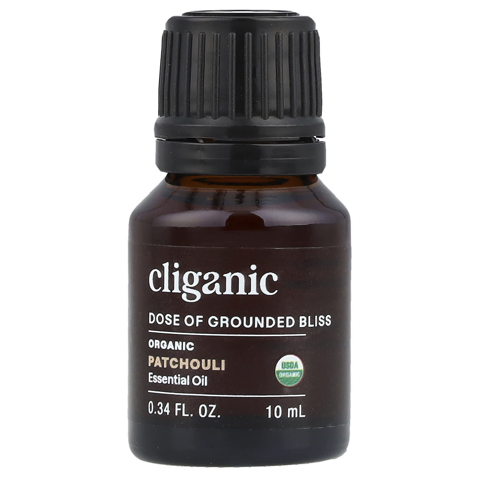 

Cliganic, 100% pure essential oil, patchouli oil, 0.33 fl oz (10 ml)